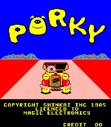 Porky screen shot title